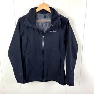 Eddie Bauer Weatheredge Plus Hooded Waterproof Breathable Shell Jacket Women’s S